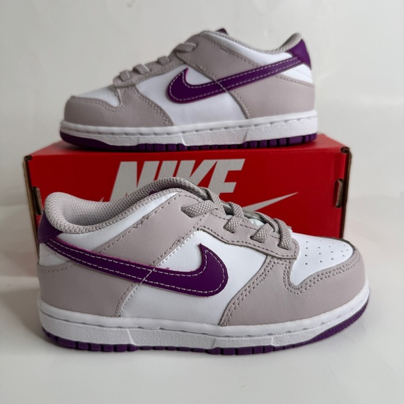 Nike Dunk Low TDE Platinum Violet White Size 10c - Picture 1 of 7